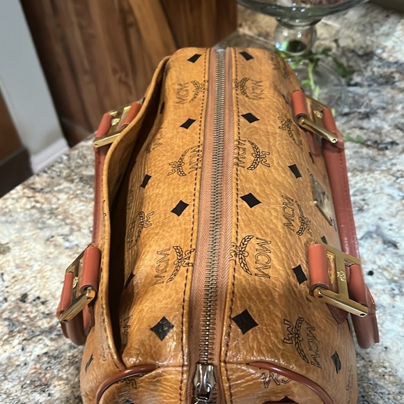 MCM EUC GERMANY Visetos Boston Bag - Picture 8 of 14